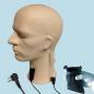 Mobile Preview: PROFI Security Headset mit Schallschlauch und Nylontasche für Motorola CP040 DP1400 GP300 GP600 P145 P165