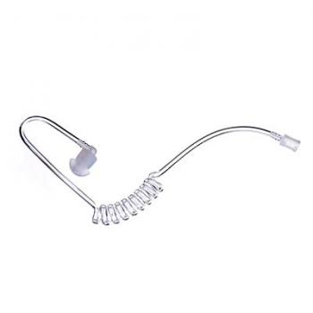 Akustikschlauch Schallschlauch Spiralschlauch m. Ohrstöpsel für Security Headset