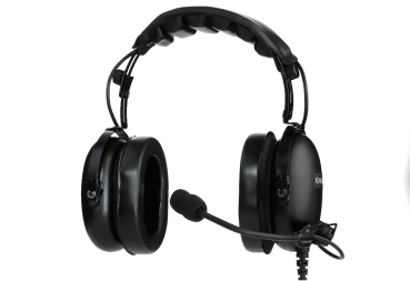 KHS-15D-OH - Schwere geräuschkompensierte Hör-/Sprechgarnitur mit Lippenmikrofon und mit System-Stecker