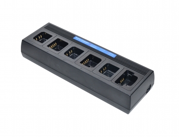 Schnell-Ladegerät 6-fach für Kenwood TK2180 TK3180 NX200 NX300 NX200s NX300s