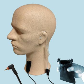 PROFI Security Headset mit Schallschlauch und Nylontasche für Motorola SL1600 SL4000