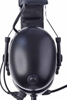 Headset Motorsport Race zweiseitig geschlossen für Motorola CP040 / DP1400 / GP300 / GP600 / P145 / P165