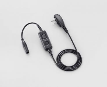 VS-4LA - Adapterkabel mit PTT-Taste für ICOM Headsets