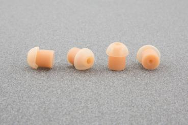 50er Pack Ohrgummi Ohroliven Ohrstöpsel beige
