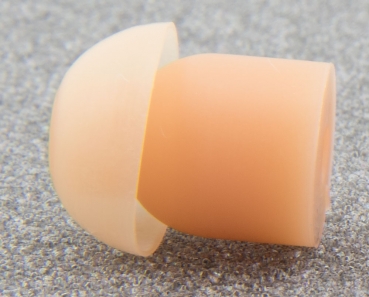 50er Pack Ohrgummi Ohroliven Ohrstöpsel beige