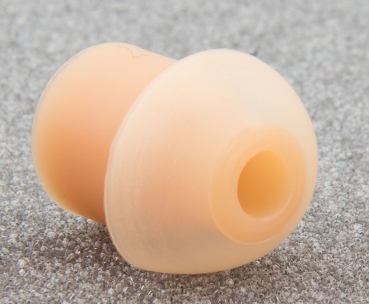 50er Pack Ohrgummi Ohroliven Ohrstöpsel beige