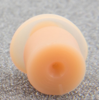 50er Pack Ohrgummi Ohroliven Ohrstöpsel beige