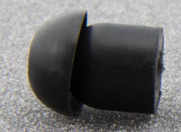 10er Pack Ohrgummi Ohroliven Ohrstöpsel schwarz
