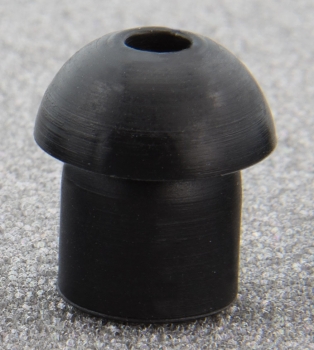 50er Pack Ohrgummi Ohroliven Ohrstöpsel schwarz