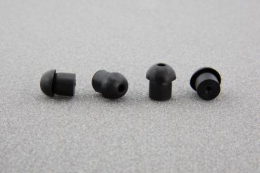 50er Pack Ohrgummi Ohroliven Ohrstöpsel schwarz