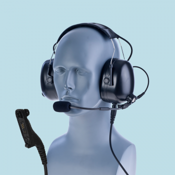 Headset Motorsport Race zweiseitig geschlossen für Motorola DP3400 / DP3401 / DP3600 / DP3601 MotoTRBO