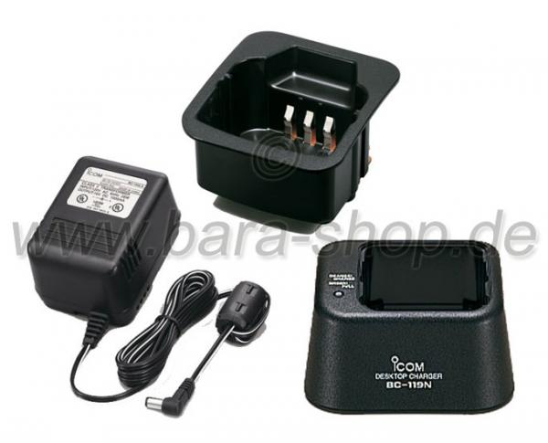 BC-119N - Schnellladegerät mit Netzteil für ICOM Geräte BC-119N - Schnellladegerät mit Netzteil für ICOM Geräte