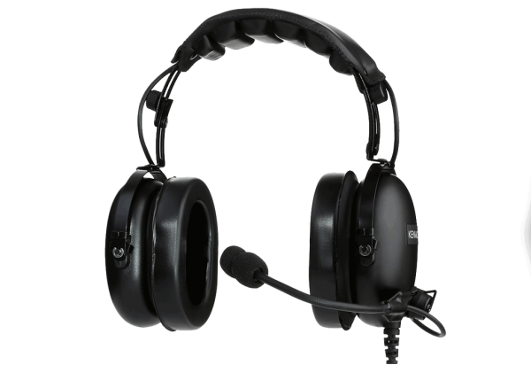 KHS-15D-OH - Schwere geräuschkompensierte Hör-/Sprechgarnitur mit Lippenmikrofon und mit System-Stecker