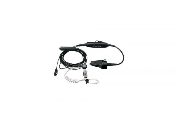 Kenwood KHS-12BL Security Headset mit Schallschlauch und Clipmikrofon