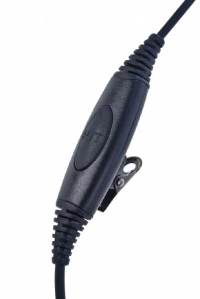Nackenbügel Headset mit Mikrofon und PTT für alle ICOM Geräte mit Doppelklinke Anschluss