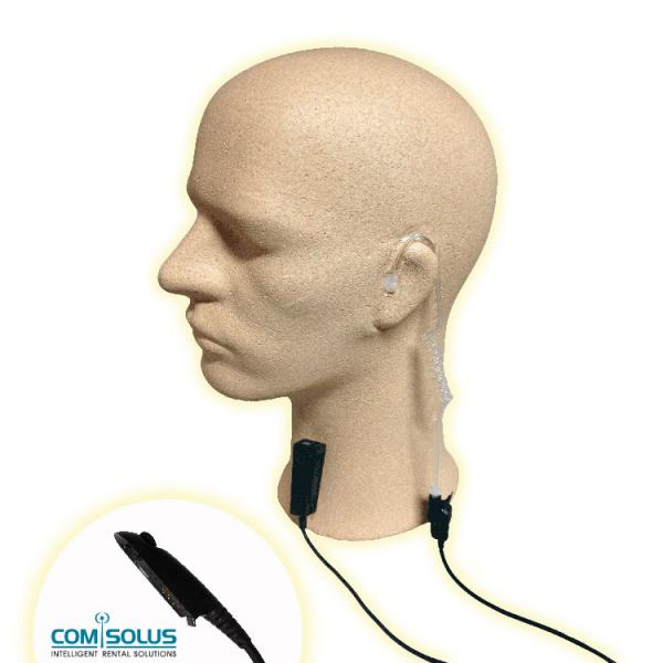 PROFI Security Headset mit Schallschlauch und Nylontasche für Motorola GP320 GP330 GP340 GP360 GP380 GP640 GP680 GP1280