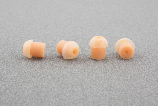 50er Pack Ohrgummi Ohroliven Ohrstöpsel beige