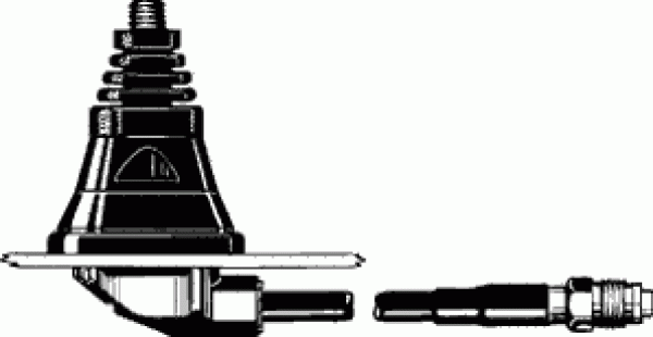 Procom CXP4-Fuß mit 6mm Gewinde und 4m fest montiertem Kabel und FME-Buchse Procom CXP4-Fuß mit 6mm Gewinde und 4m fest montiertem Kabel und FME-Buchse
