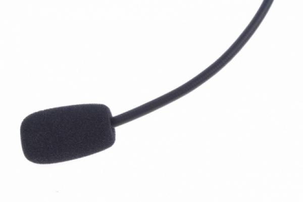 Kopfbügel Headset mit Mikrofon und PTT für alle ICOM Geräte mit Doppelklinke Anschluss