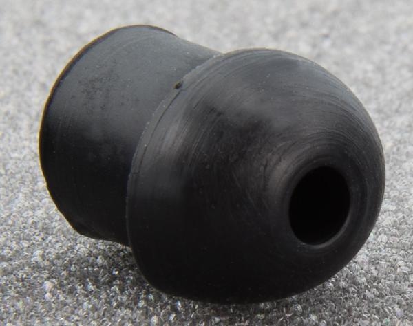 10er Pack Ohrgummi Ohroliven Ohrstöpsel schwarz