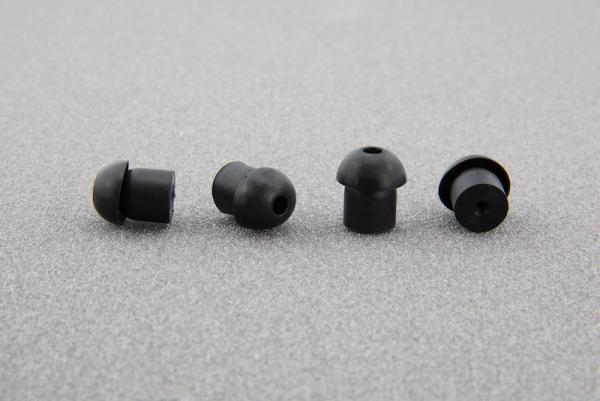 50er Pack Ohrgummi Ohroliven Ohrstöpsel schwarz